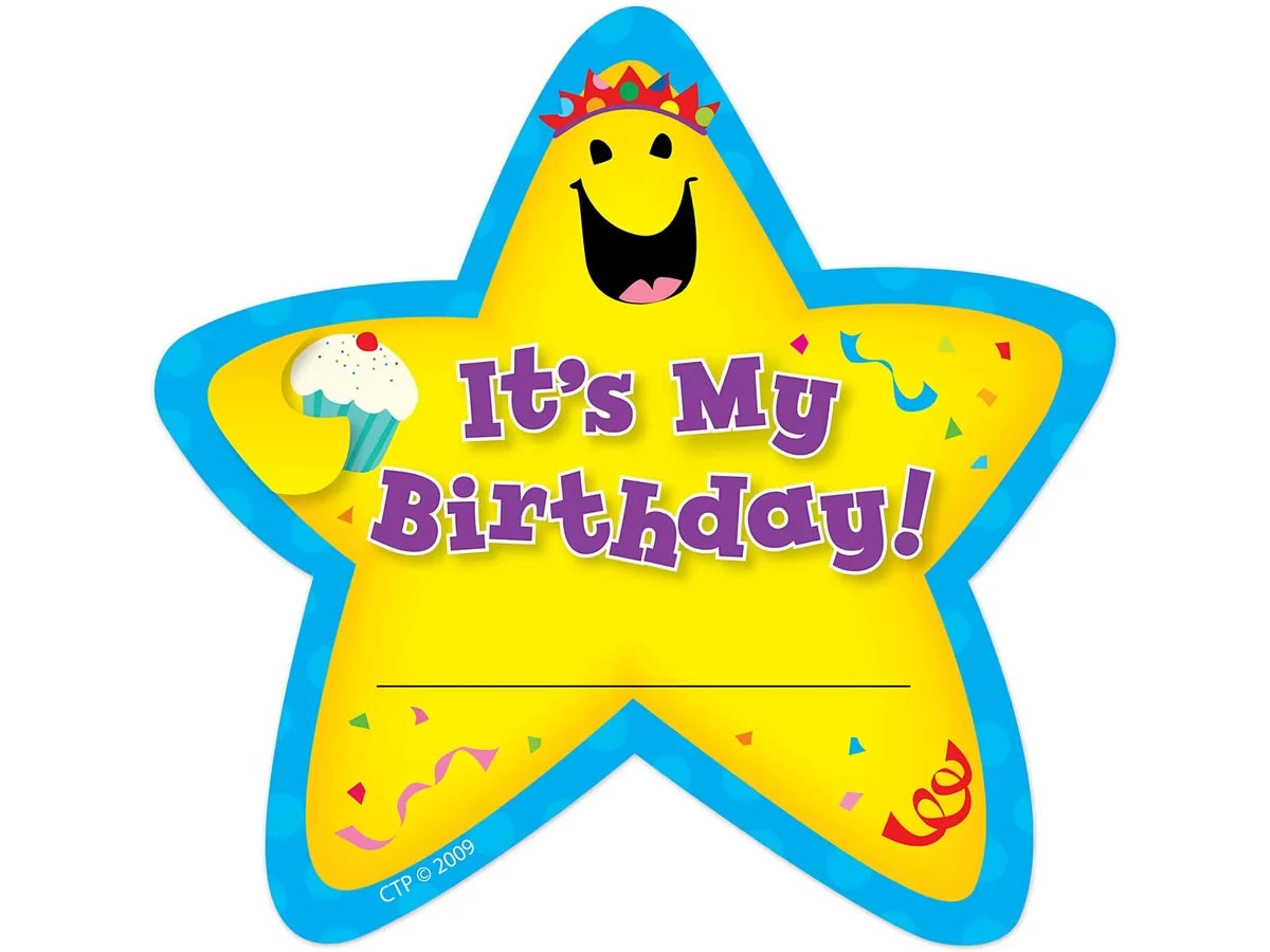 Star Birthday Badges - US 1372