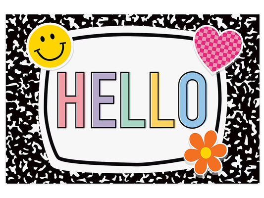 Cool for School Hello Postcards - US 1335