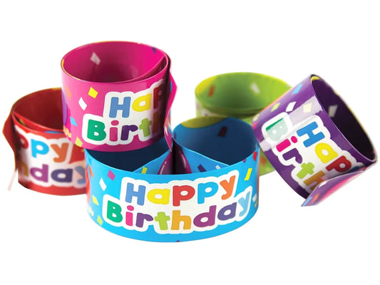 Birthday Slap Bracelets - US 2566