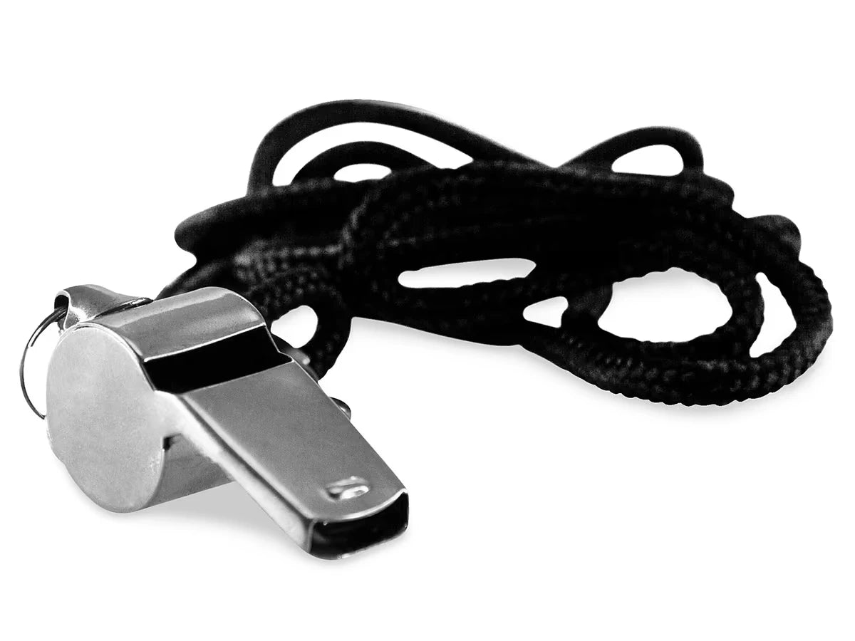Metal Whistle & Lanyard - US 1185