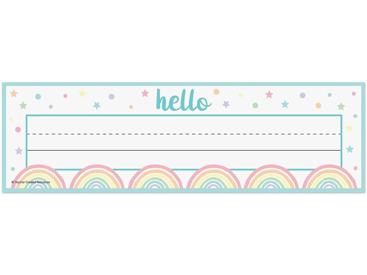 Pastel Pop Nameplates - US 2986