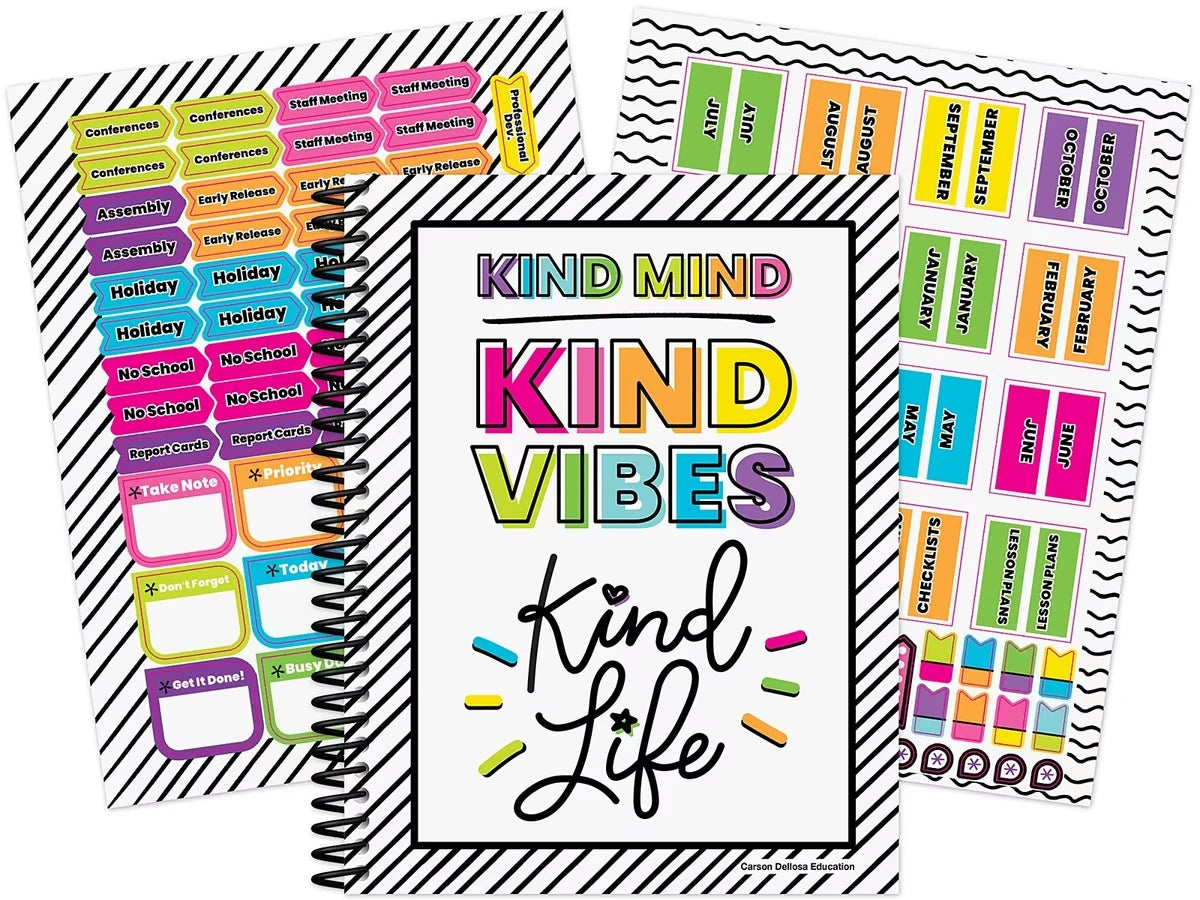 Kind Vibes Lesson Plan & Record Book - US 5324