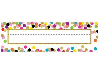 Confetti Nameplates - US 1006