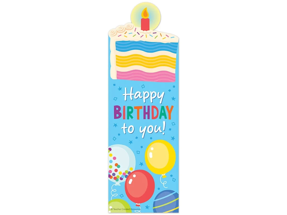 Birthday Cake-Scented Bookmarks - US 4543