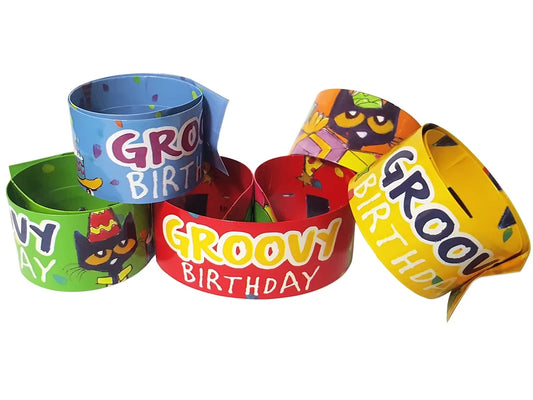 Pete the Cat® Birthday Slap Bracelets - US 9361