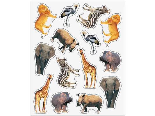 Wild Animal Photo Stickers - US 6694