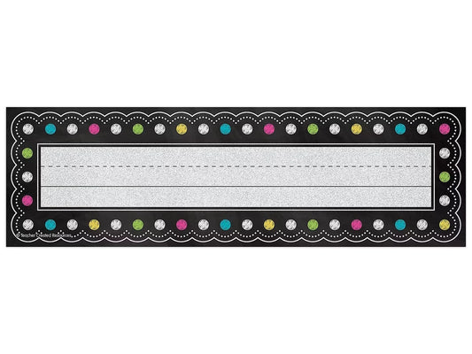 Chalkboard Brights Nameplates - US 4541