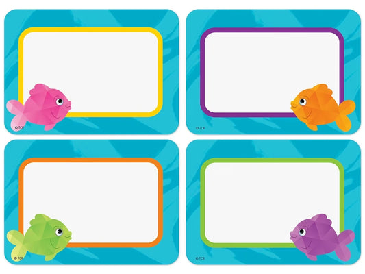 Colorful Fish Name Tags - Variety Pack - US 7678