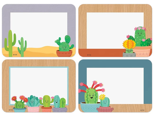 Happy Cactus Crew Name Tags - US 4495