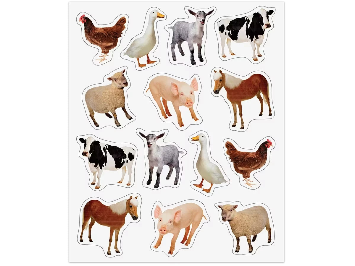 Farm Animal Photo Stickers - US 7759