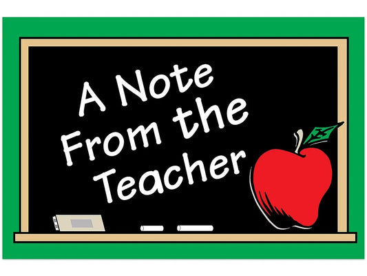 Teacher’s Note Postcards - US 4634