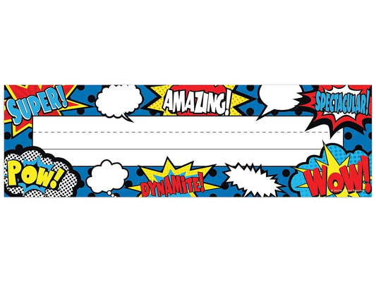 Superhero Nameplates - US 8146