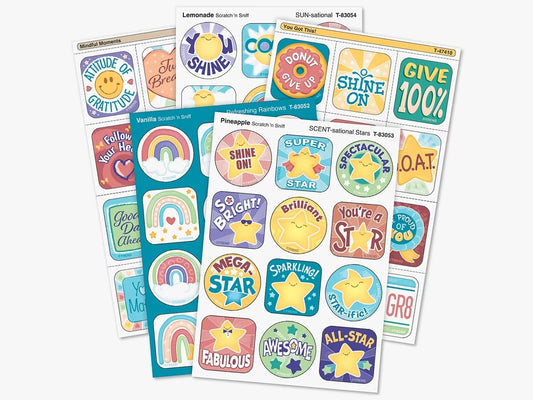 Be Your Best Scented Motivational Stickers - Variety Pack - US 9247