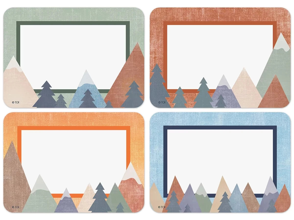 Moving Mountains Name Tags - Variety Pack - US 1355