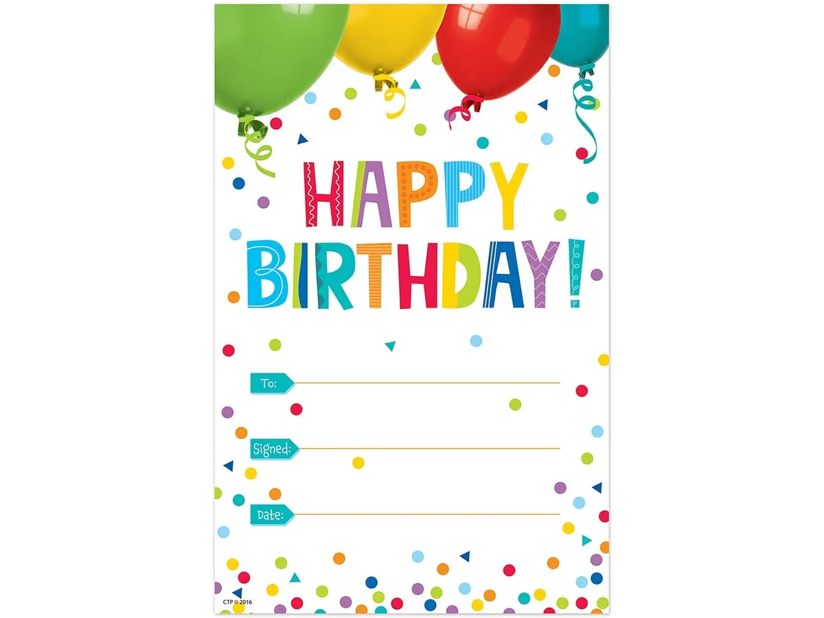 Celebration Birthday Certificates - US 8416