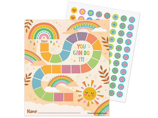 Sunshine Rainbow Reward Trackers with Stickers - US 2363