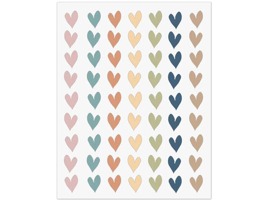 Everyone Is Welcome Heart Mini Stickers - US 7946