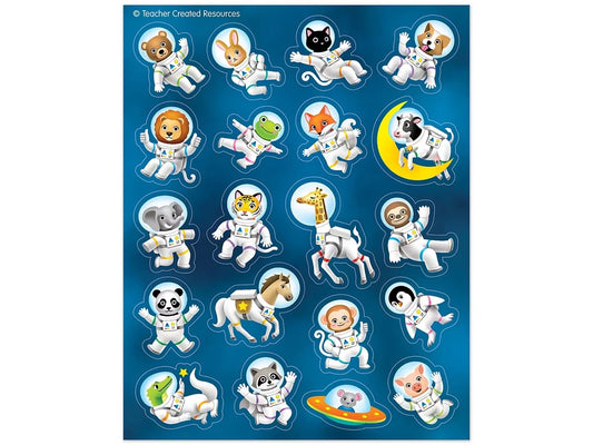 Outer Space Crew Animal Stickers - US 8429