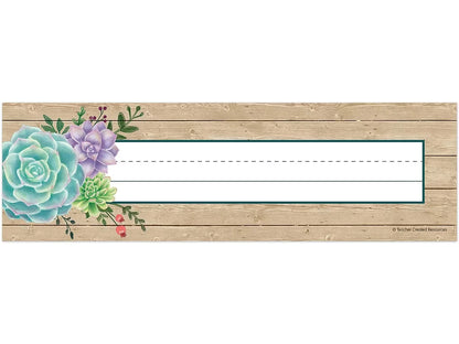 Rustic Bloom Nameplates - US 2267