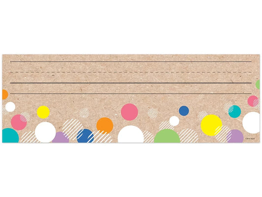 Krafty Pop! Colorful Bubble Nameplates - US 5146