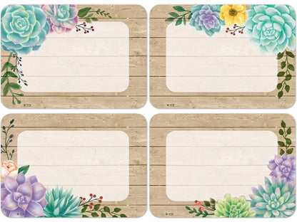 Rustic Bloom Name Tags - Variety Pack - US 2593