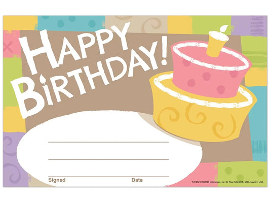 Good to Grow Birthday Certificates - US 9871