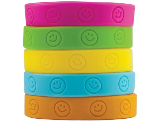 Happy Face Wristbands - US 4884