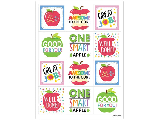 Apple Time Motivational Stickers - US 4523