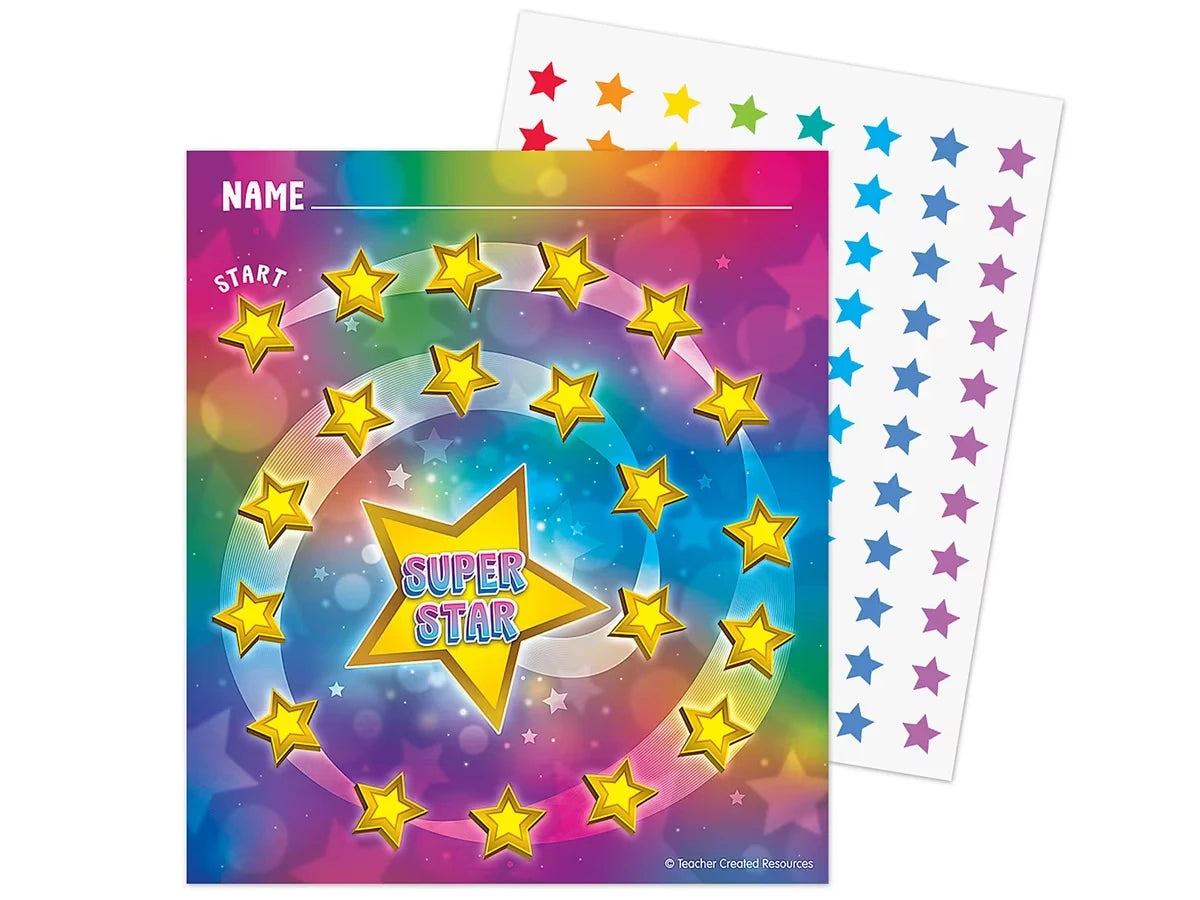 Super Star Reward Trackers with Stickers - US 3001