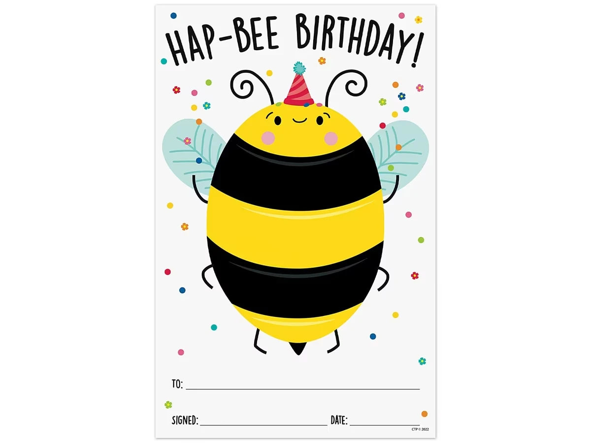 Hap-Bee Birthday! Certificates - US 2274