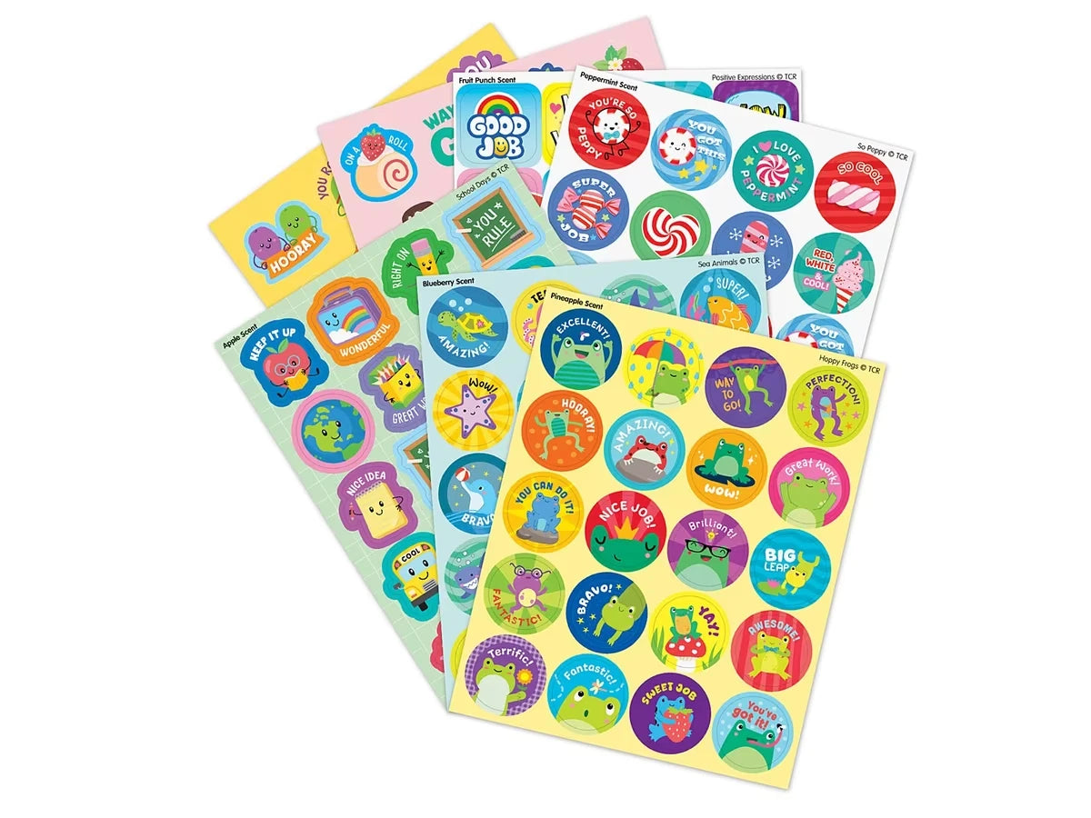 Positive Words Scented Stickers - Variety Pack - US 4374