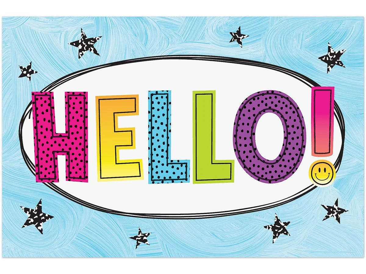 Brights 4Ever Hello Postcards - US 2105