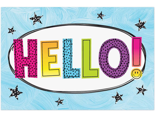 Brights 4Ever Hello Postcards - US 2105