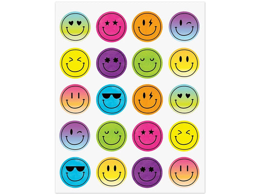 Brights 4Ever Smiley Face Stickers - US 3279