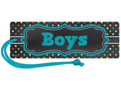 Chalkboard Brights Magnetic Boy’s Hall Pass - US 8897