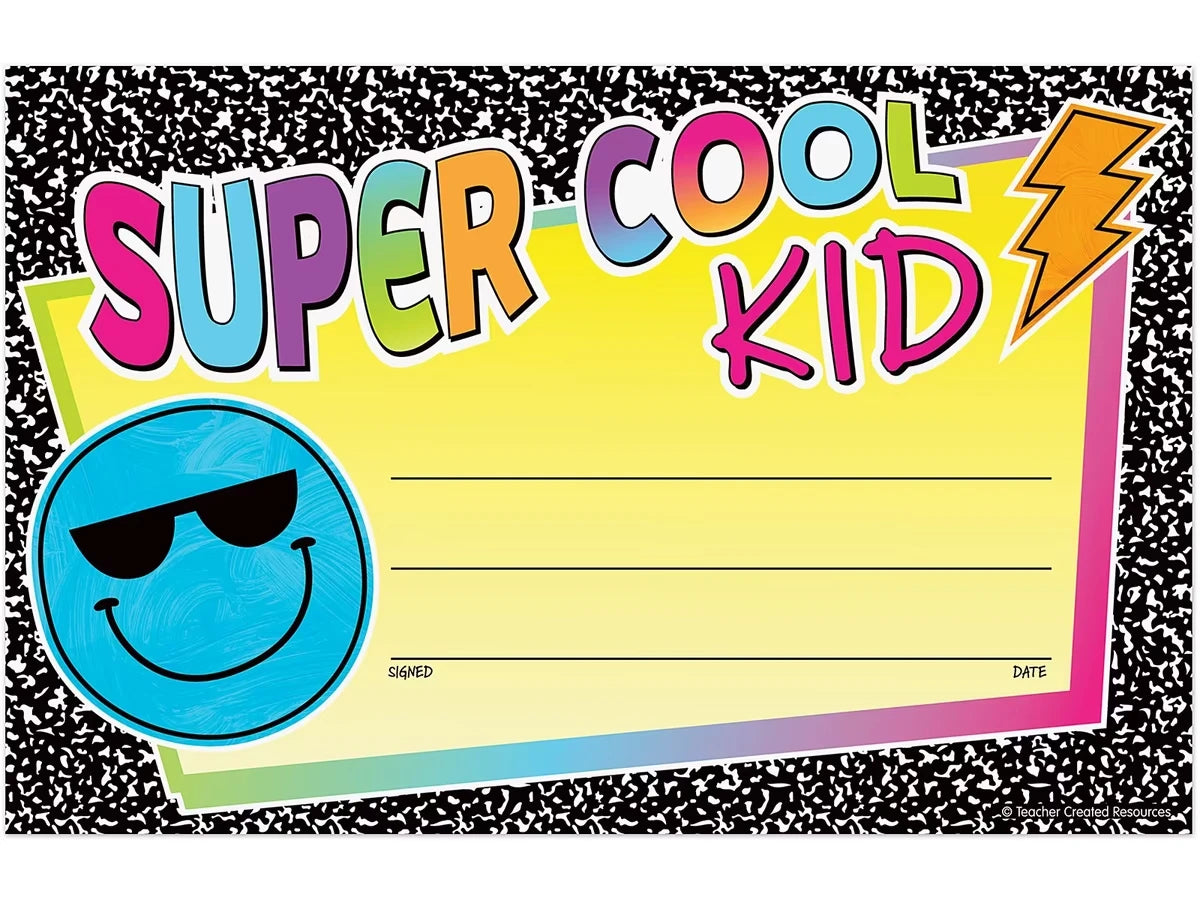 Brights 4Ever Super-Cool Kid Certificates - US 1776