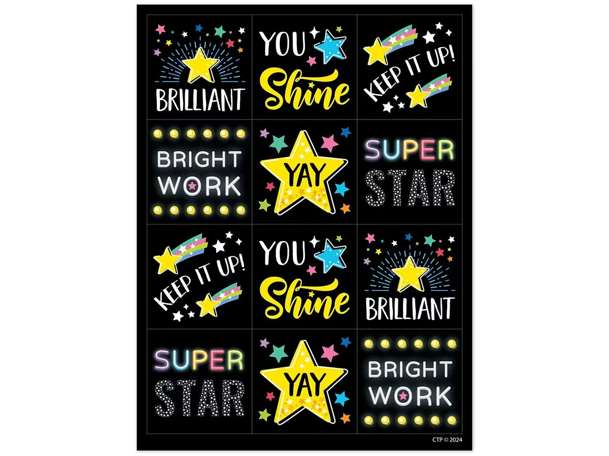 Star Bright Stickers - US 3306