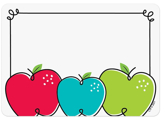 Doodle Apple Name Tags - US 3230