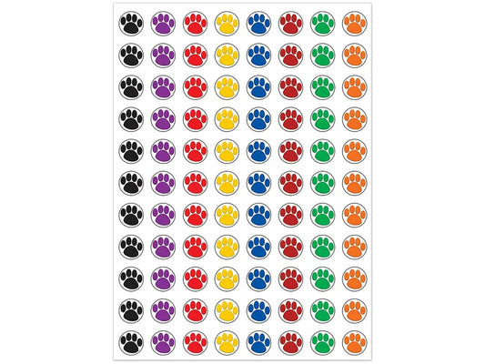Paw Print Mini Stickers - US 6273