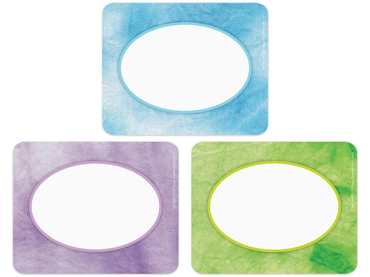 Tie-Dye Name Tags - US 9507