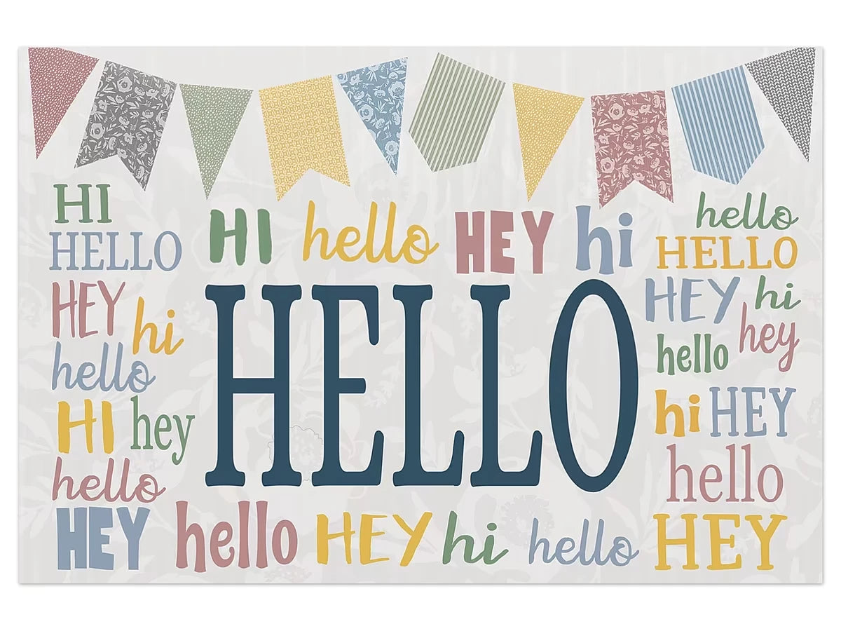 Classroom Cottage Hello Postcards - US 9530