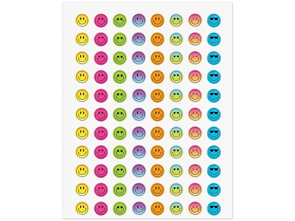 Brights 4Ever Smiley Face Mini Stickers - US 3266