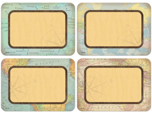 Travel the Map! Name Tags - Variety Pack - US 2304