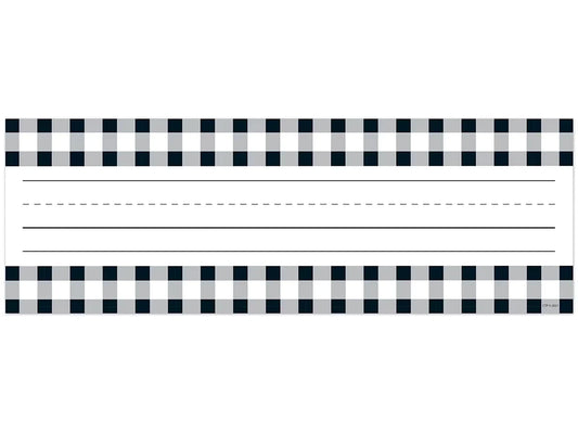 Black & White Buffalo Checkered Nameplates - US 2909