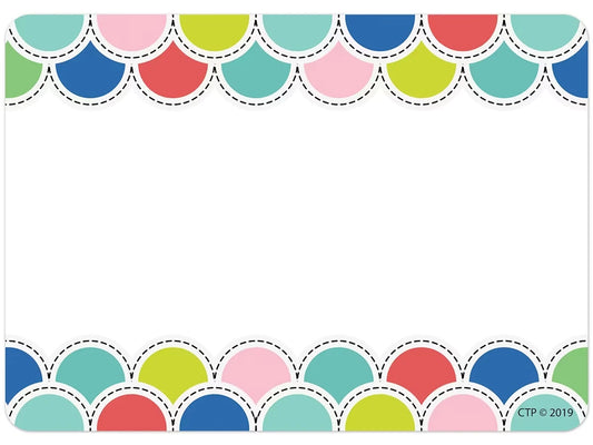 Poppin’ Scallops Name Tags - US 7115