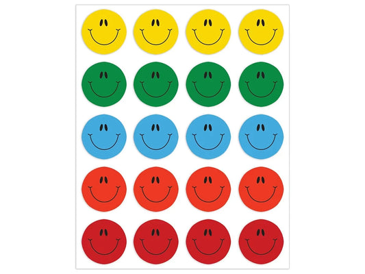 Smiley Face Stickers - US 7703
