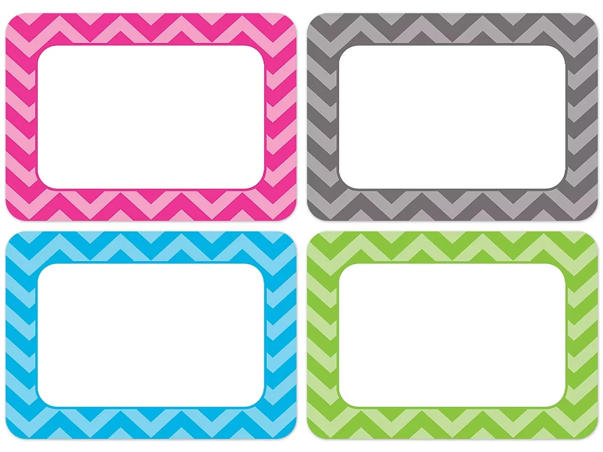 Chevron Name Tags - Variety Pack - US 4040