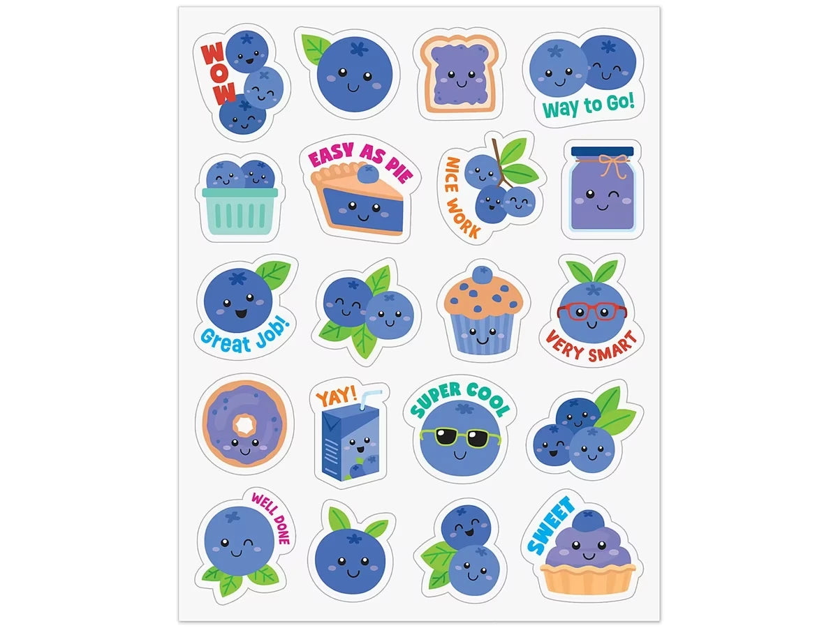 Blueberry-Scented Stickers - US 8831