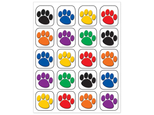 Paw Print Stickers - US 9162