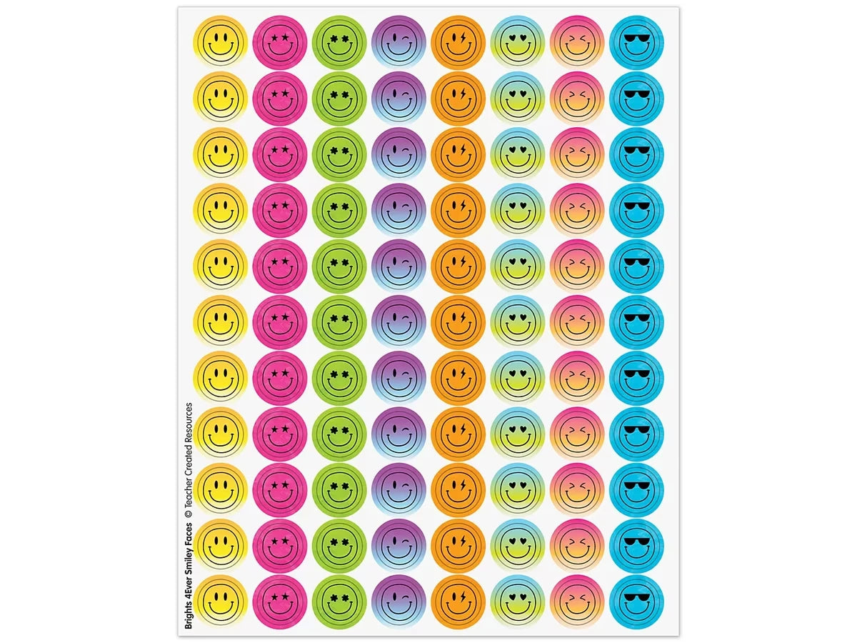 Brights 4Ever Smiley Stickers - US 2549
